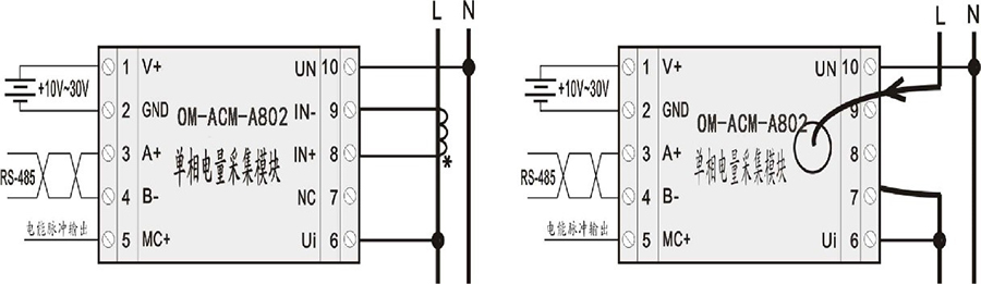 單相電量?jì)xOM-ACM-A802