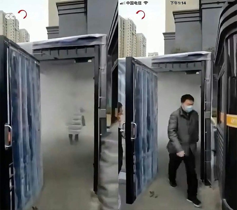 智能消毒通道移動(dòng)式空氣消毒機廠(chǎng)家的產(chǎn)品功能演示