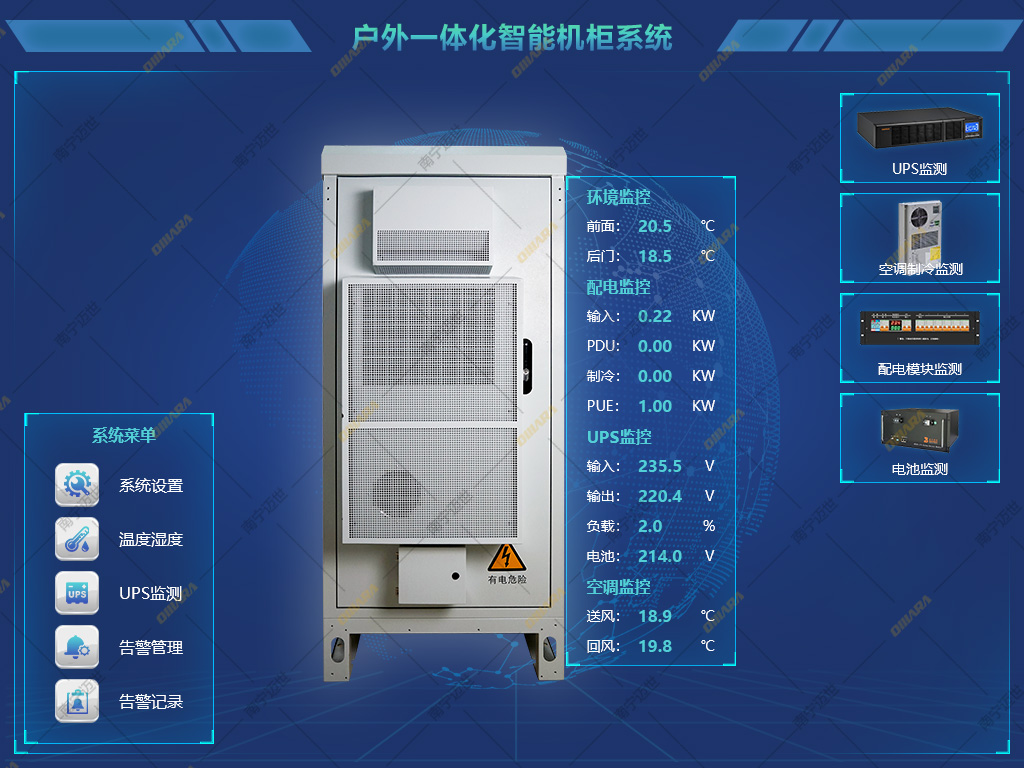戶(hù)外一體化智能機柜系統-邁世